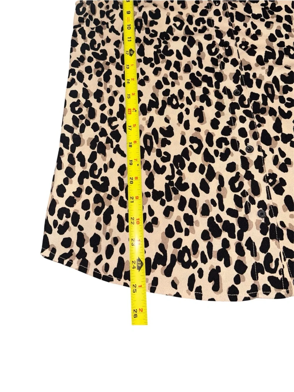 Halogen Sleeveless Tie Neck Leopard Print Blouse Careerwear Formal Size Small - Picture 10 of 16
